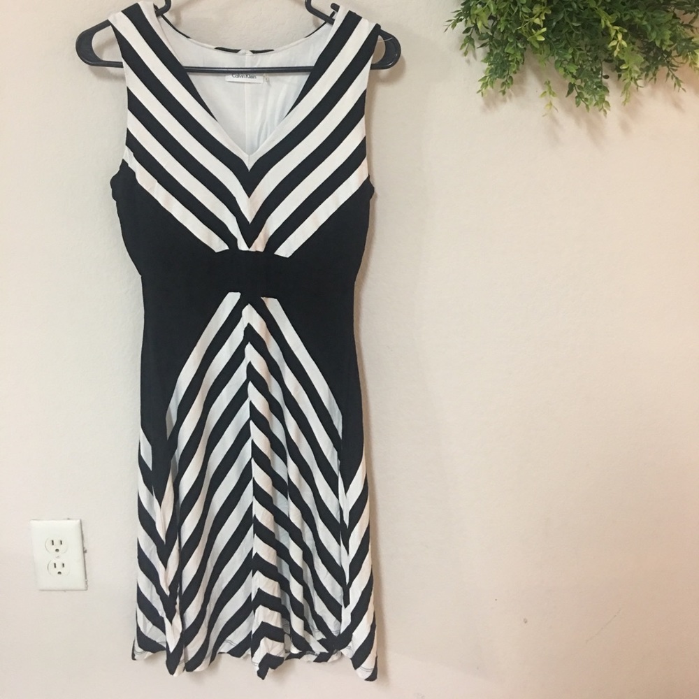 Calvin Klein Striped Summer dress
